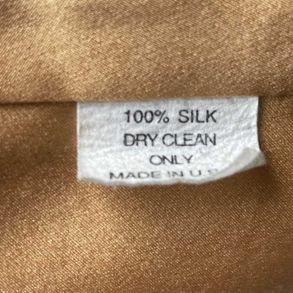 Tracy McWilliams Gold & Brown Jacket size M - Picture 9 of 10